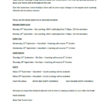 September Adults Update