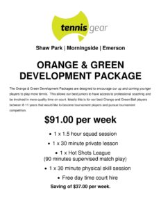 Orange Green Dev Package